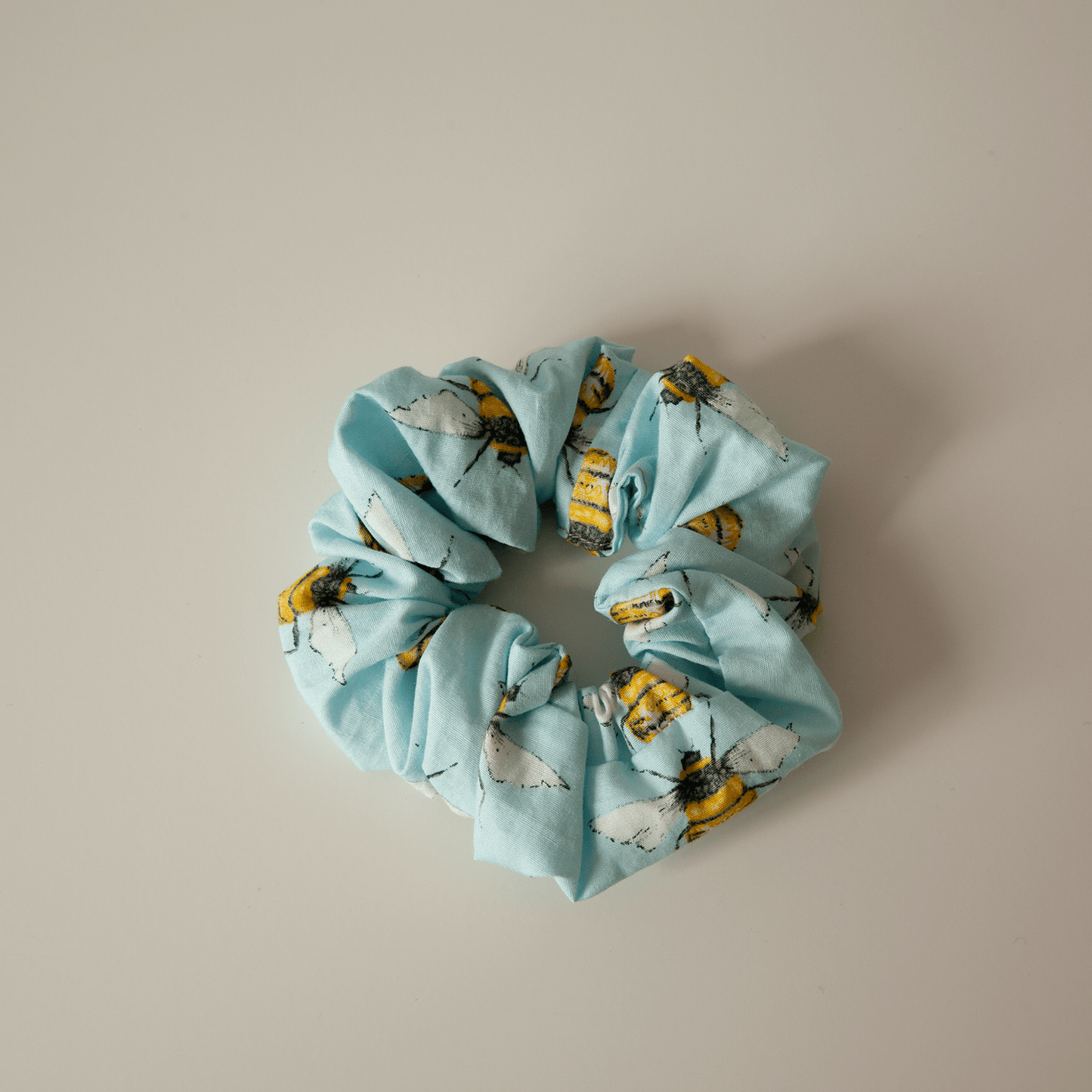 Handmade Bee Scrunchie