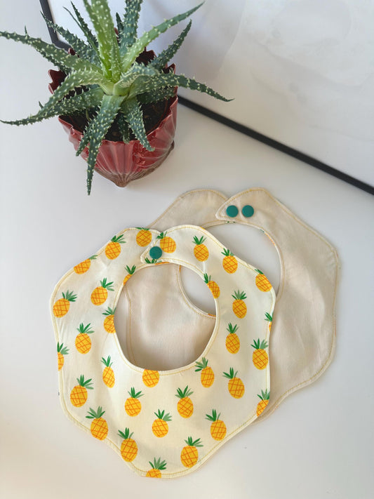 Pineapple Soft Baby Collar / Bib (6-12 months)