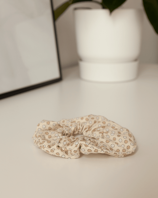Handmade Dotted Scrunchie