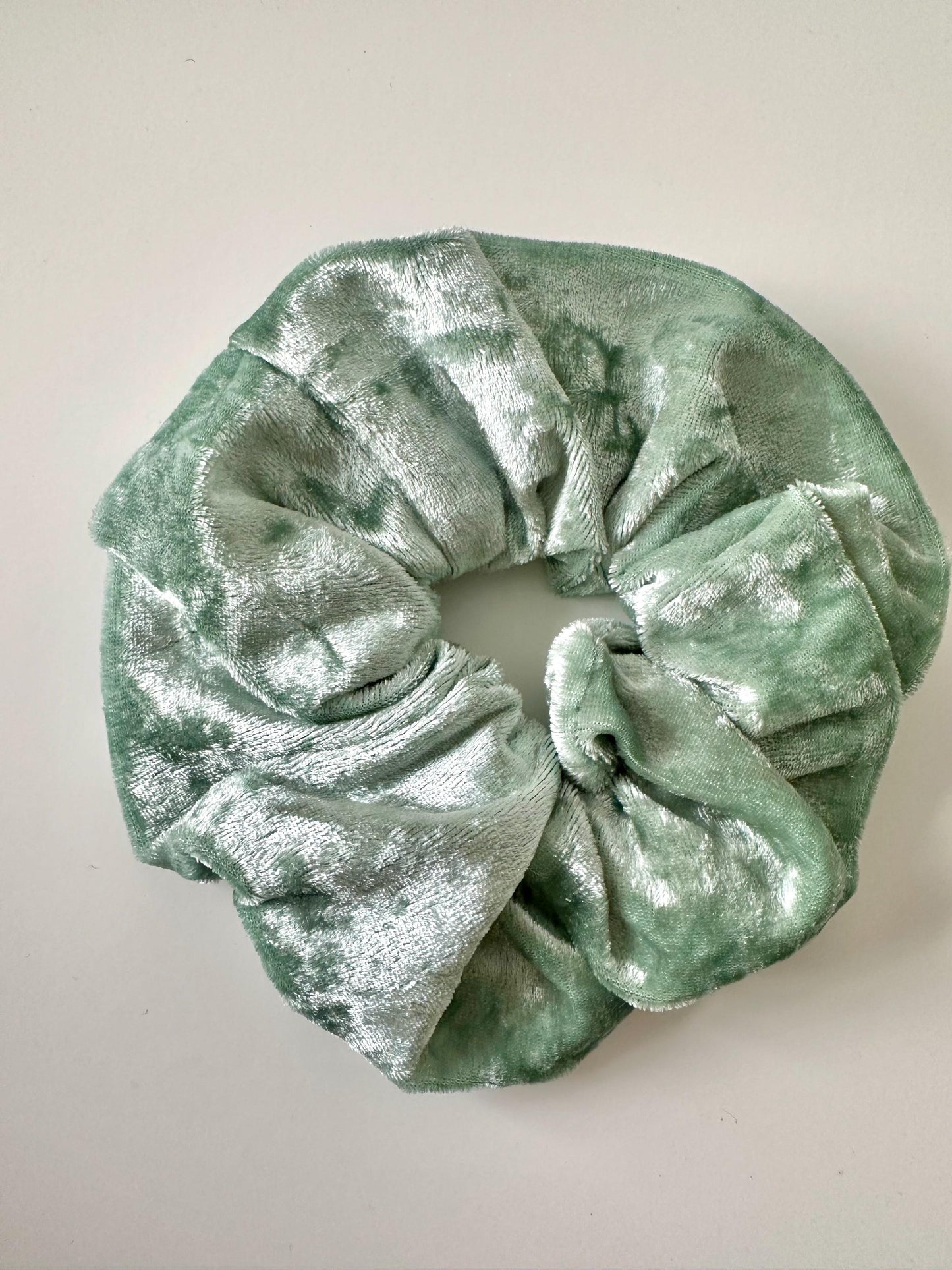 Handmade Emerald Luxe Scrunchie