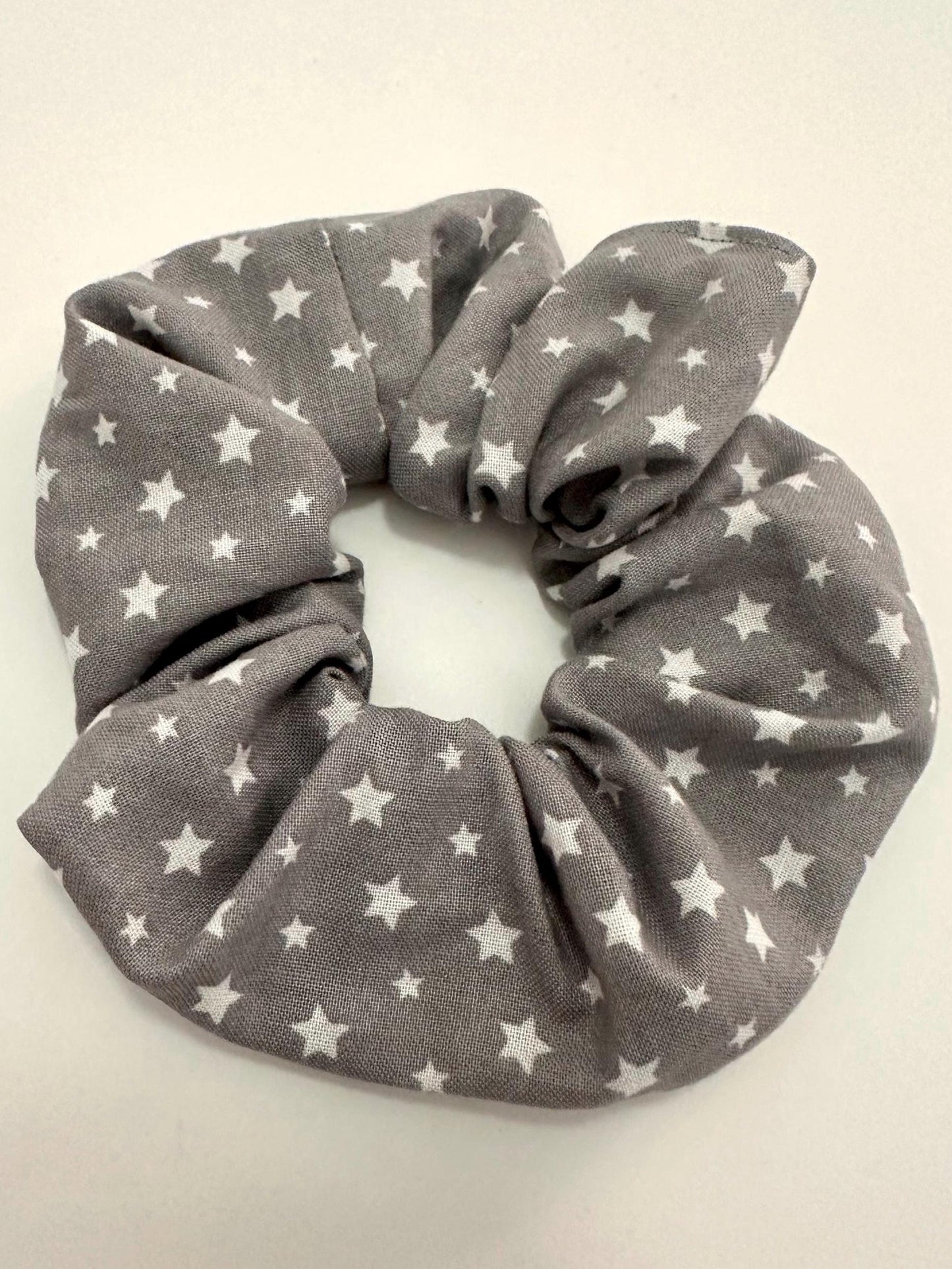 Starry Grey - Handmade Scrunchie