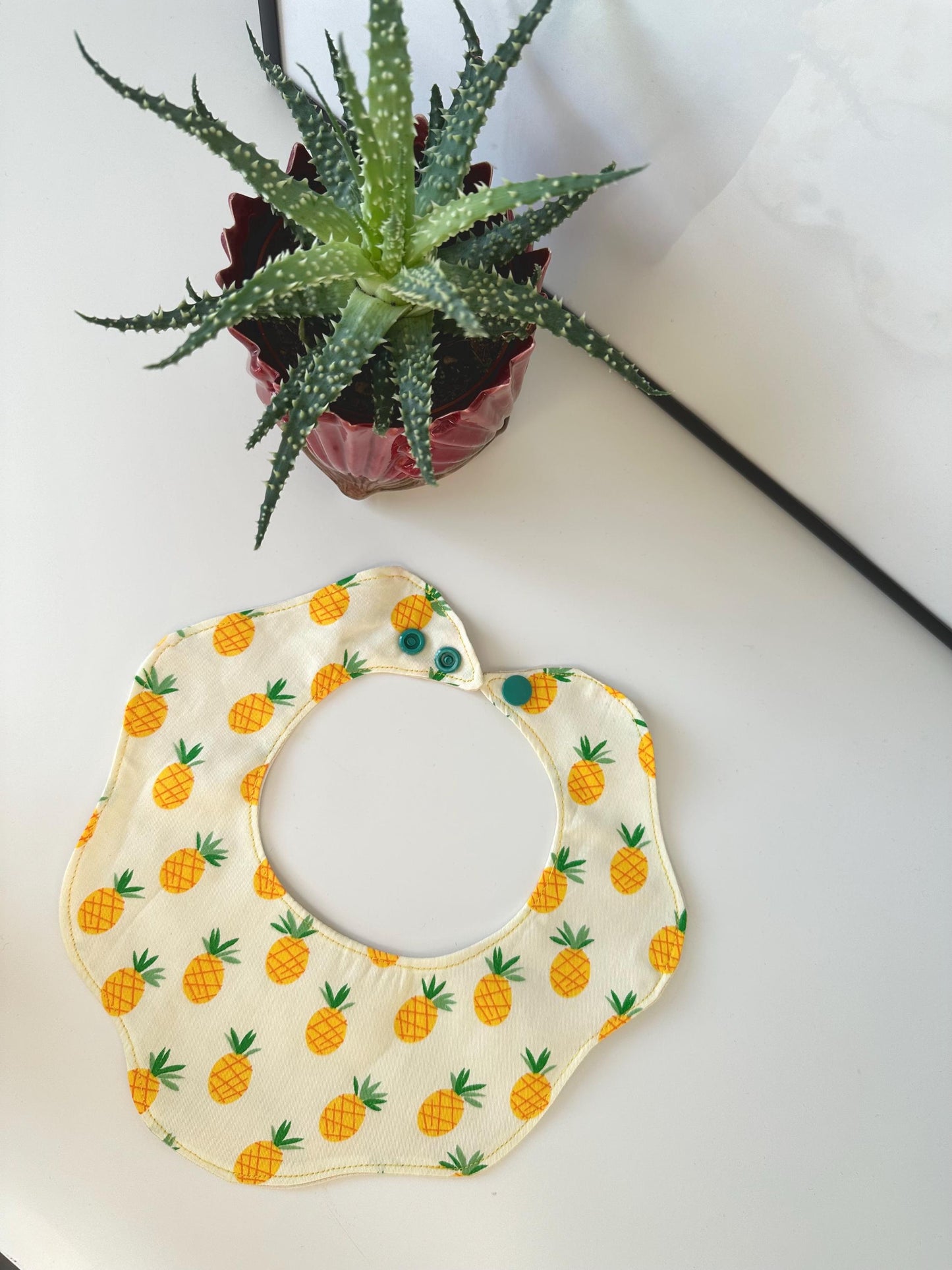 Pineapple Soft Baby Collar / Bib (6-12 months)